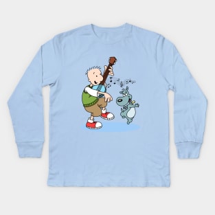 Doug and Porkchop Kids Long Sleeve T-Shirt